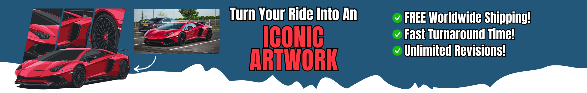 Revved Illustrations - Custom Car Illustrations for Car Enthusiasts
